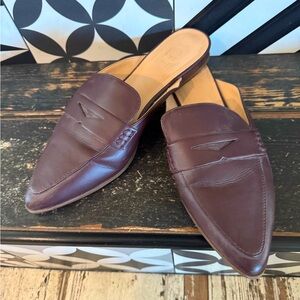 Elegant Brown womens Loafer slides f RT on LOFT outlet- cute comfy classics
